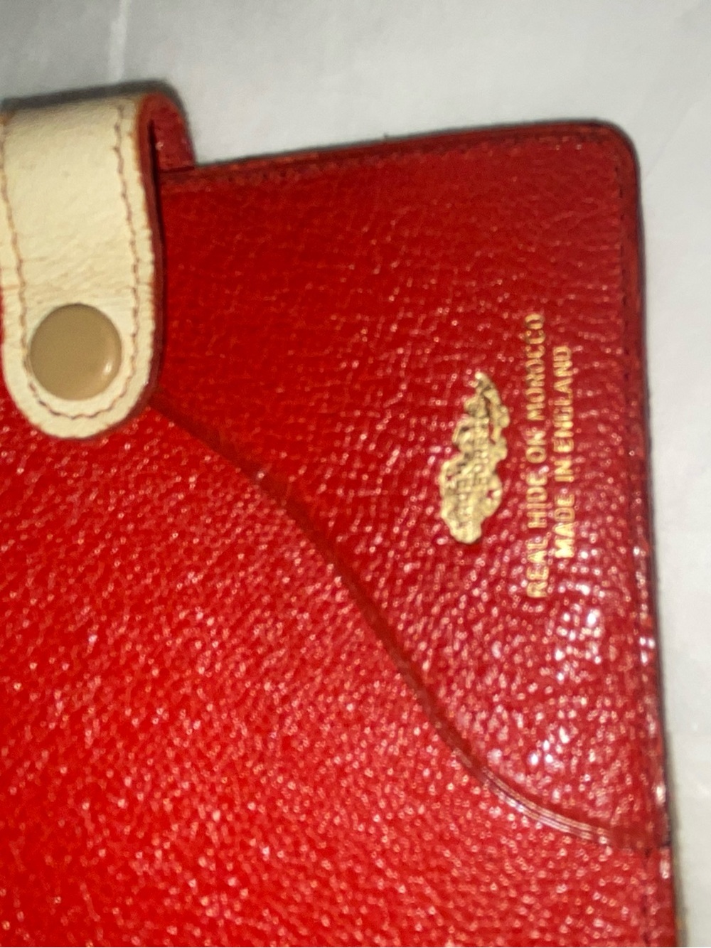 Vintage Cream Bird-Embroidered Wallet - Unbranded - Picture 5 of 5